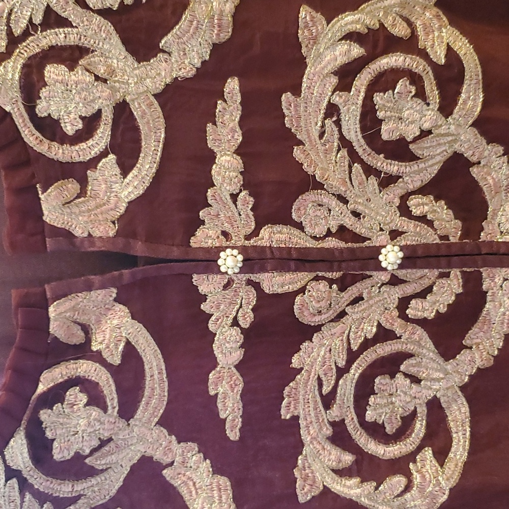 Pakistani Organza Fancy Kurta - image 5